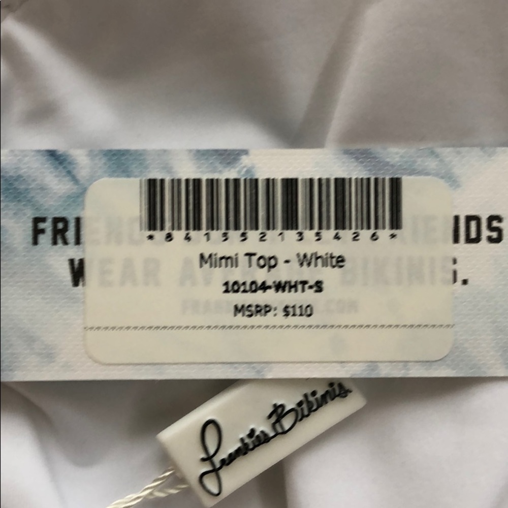 NEW • Frankie’s Bikinis • Mini Halter Bikini Top S - Picture 7 of 7